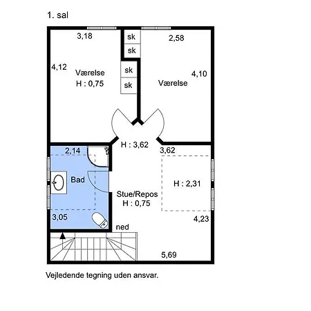 Holiday House Downtown 3-bedroom - Sonderstrand شقة *